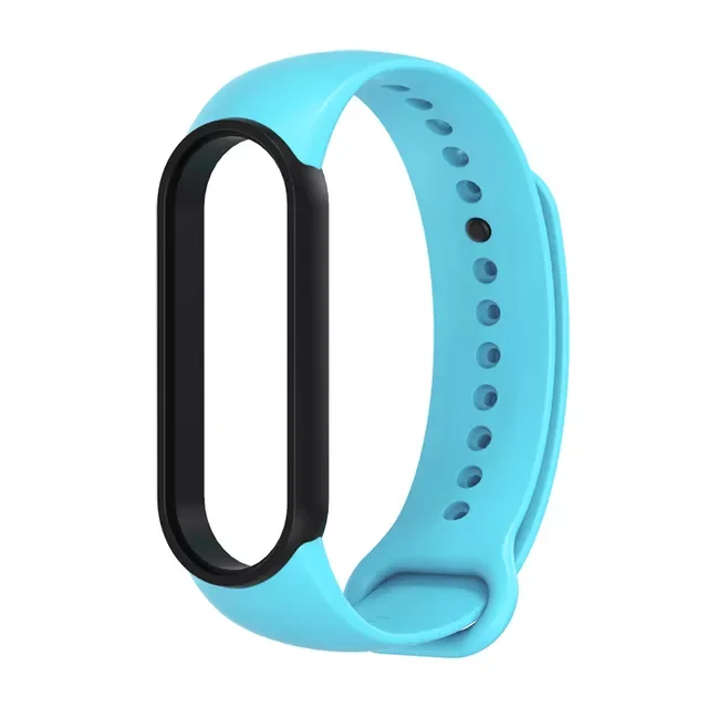 

Ремешок силиконовый для Mi Band 5, оригинальный двухцветный сменный смарт-браслет для Mi Band 5 NFC Global