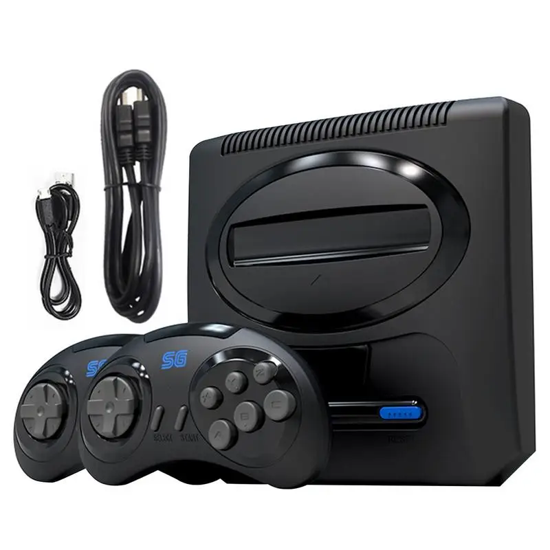 

16-битная Ретро игровая консоль MD Sega для HDMI Home HD TV, игровая консоль 2,4 ГГц, Беспроводная портативная двойная игровая консоль с 2 контроллерами