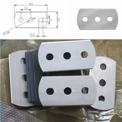 

Лезвия для отбора проб дисков 43x22x0,2 мм