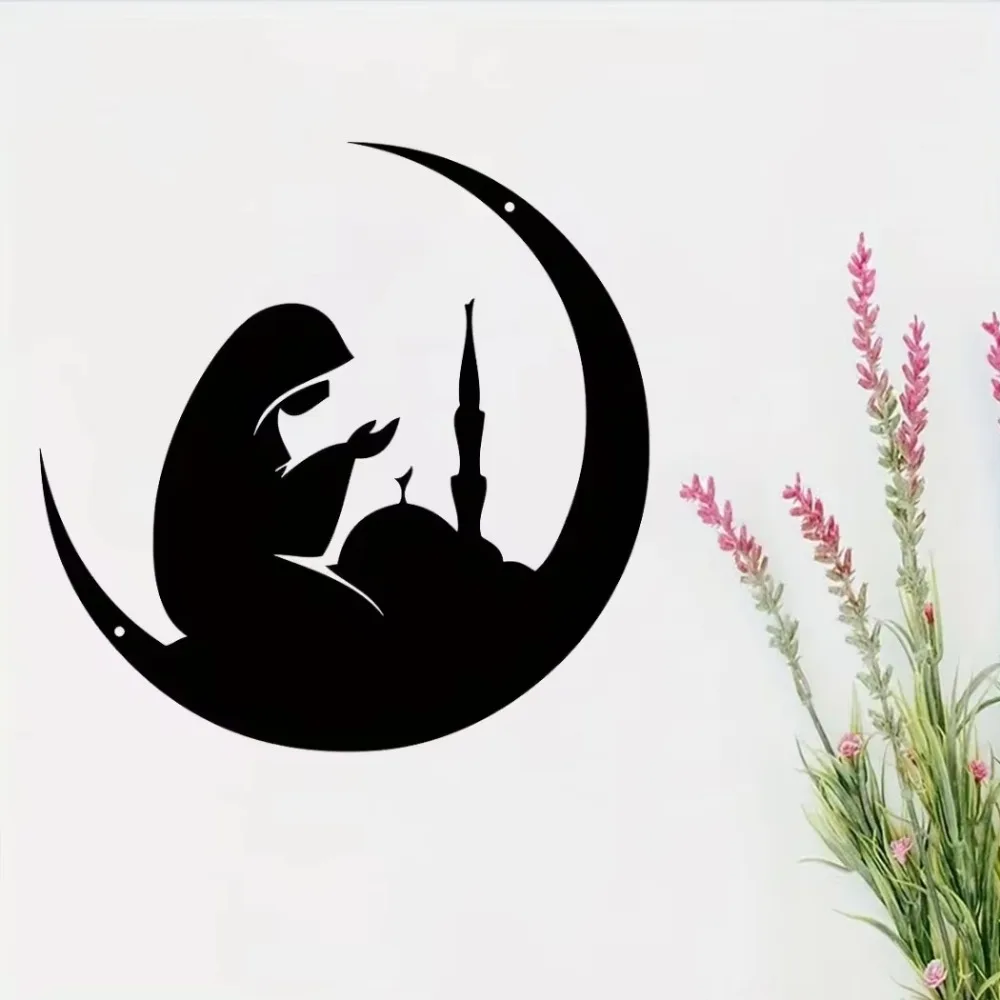 1 шт. женское настенное украшение в форме полумесяца