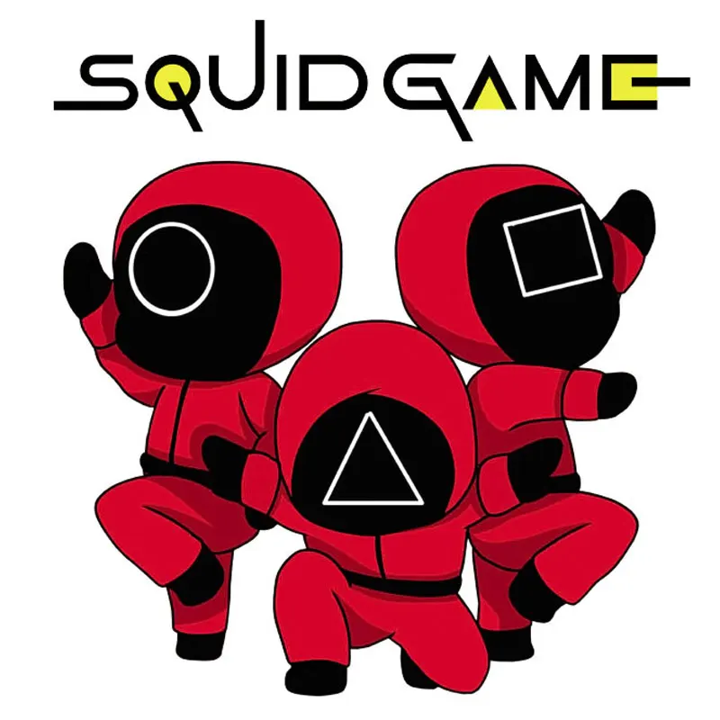 

Squid Game Patches on Clothes Jackets Iron-on Transfers for Clothing Thermoadhesive Patch Clorhing Stickers on T-shirt Cyanrose