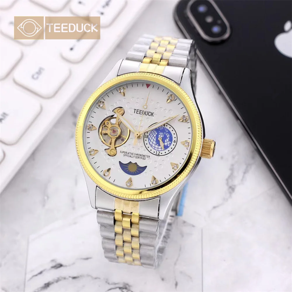 

Mechanical Watch AAA RLX Men Wristwatch Waterproofing Luxury band Luminous Stainless Steel Automatic 42MM Hollow