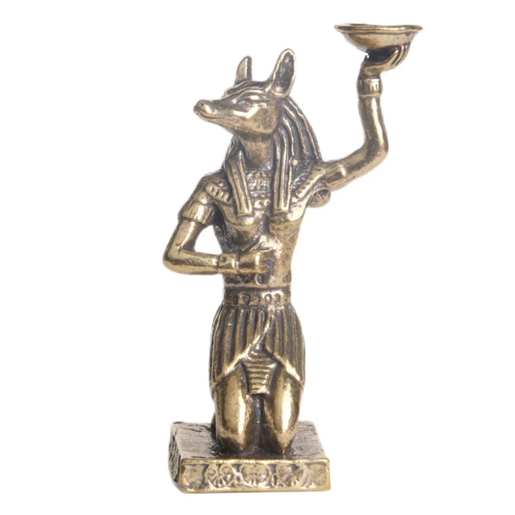

Statue Anubis Egypt Brass Egyptian Figurine Ancient Gods Figure Decoration Dog Sculpture Decor The Dead Model Desktop Pharaoh