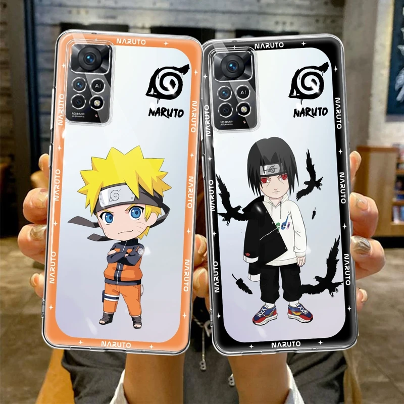 

For Xiaomi Redmi Note 7 8 9 10 11 12 4G 5G Pro 9S 11T 10S NOTE11 10Pro 8T Naruto Anime Akatsuki Uchiha Coque Case TPU