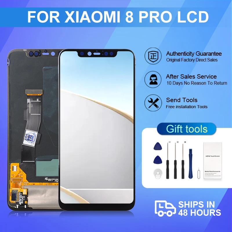 

ЖК-дисплей с сенсорной панелью и дигитайзером в сборе для Xiaomi Mi 8 Pro