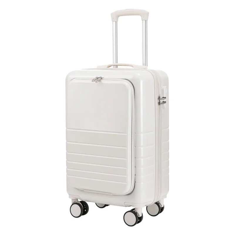 Front Open Cover Design Large Capacity Suitcase 20 Inch Beautiful Boarding Cabin Men Carry-On Luggage Women Travel Trolley Case