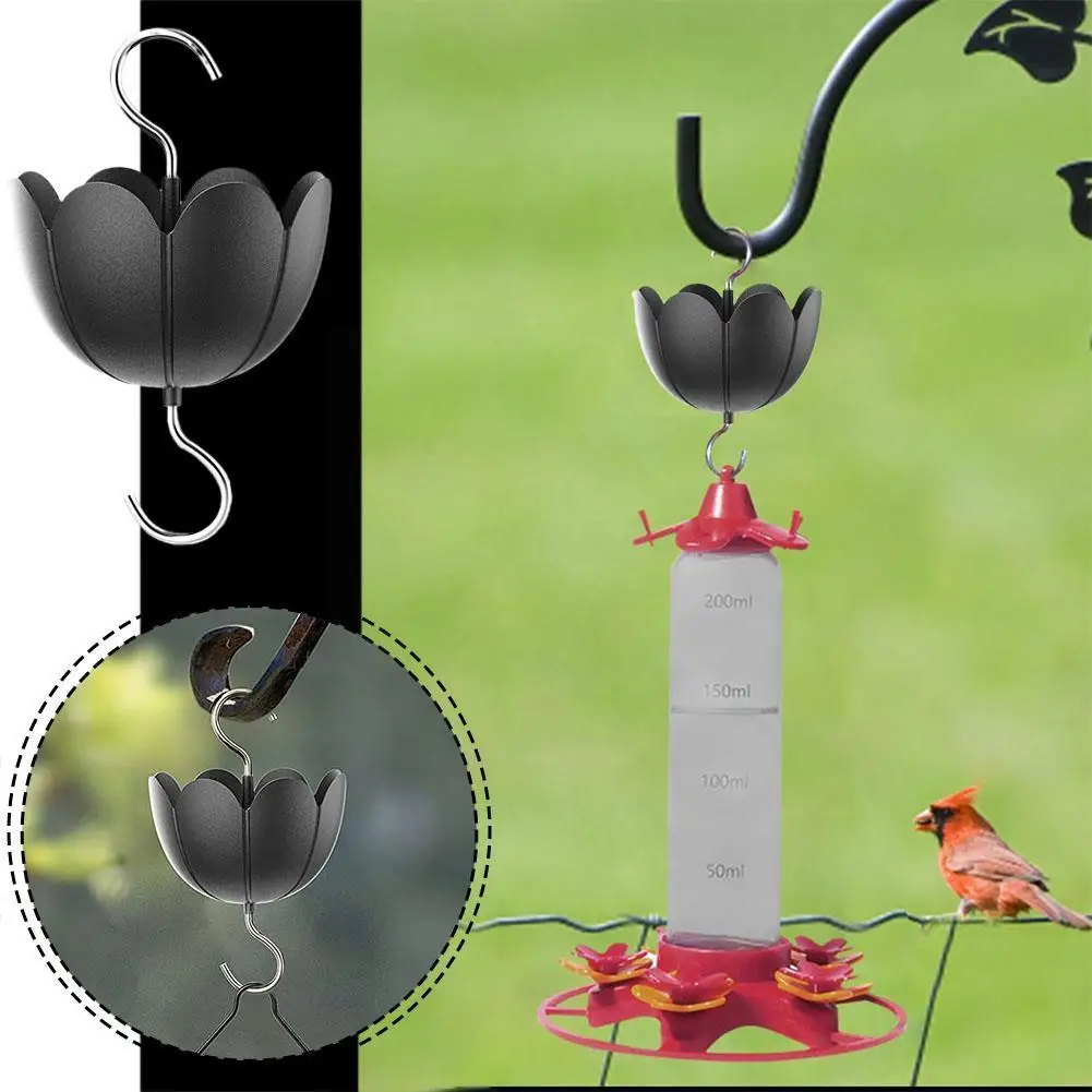 

Hummingbird Feeder Hook Ant Moat Insect Protection Pet Garden Bird Trap Outdoor Indoor Feeder Feeder Feeding Bird Tools Fee K6B1