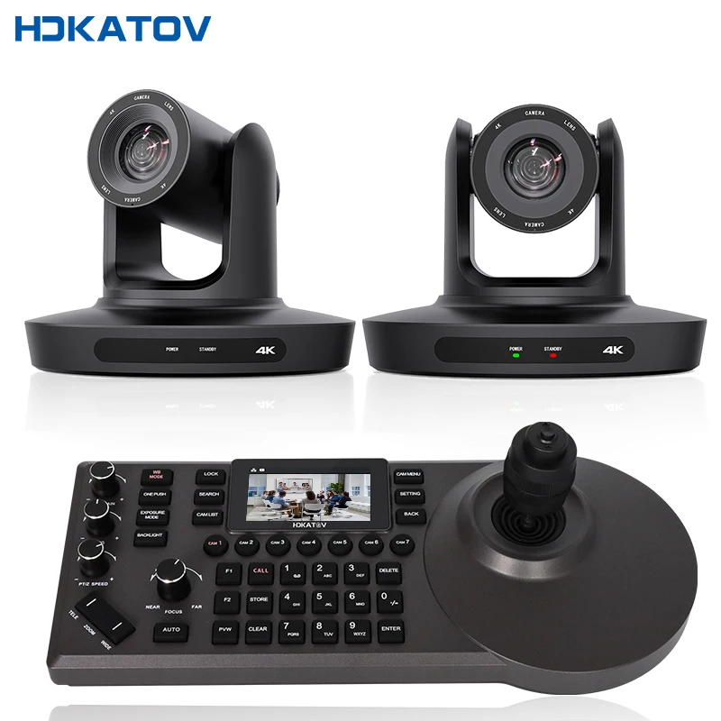 Фото Новая HDKATOV: Хит продаж! PTZ-камера для конференций с AI-отслеживанием, 4K, HDMI, LAN, USB 3.0, PoE, для прямых трансляций + IP-контроллер №2