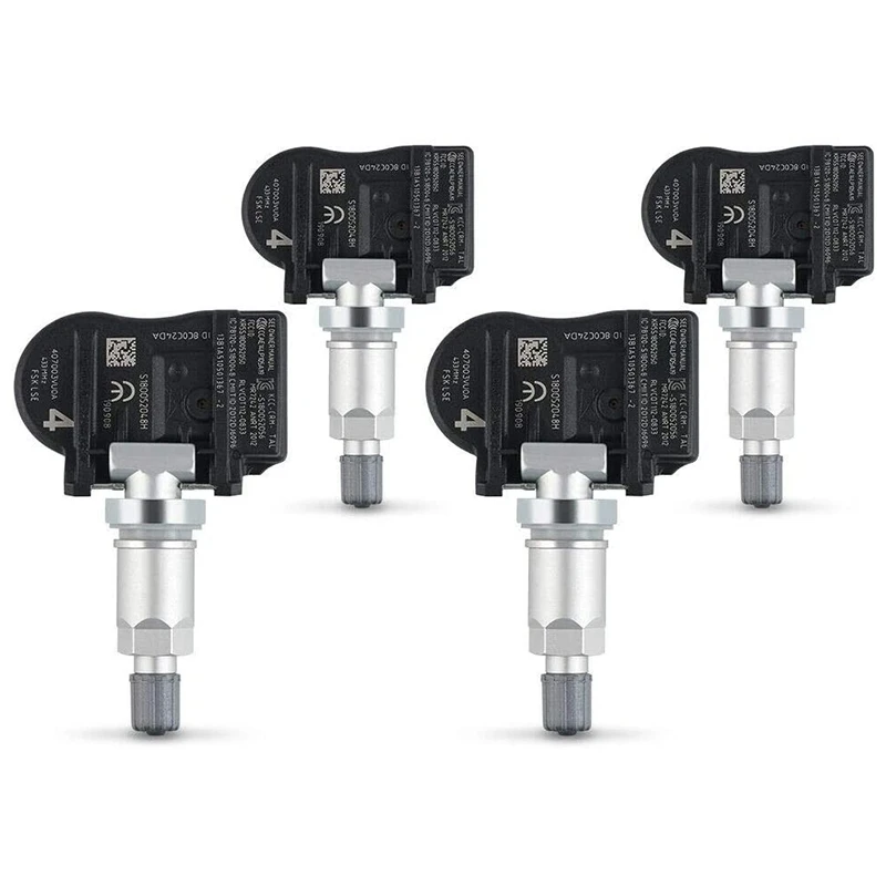

4Pcs 407003VU0A 433MHZ For Nissan NOTE QASHQAI TIIDA Hatchback X-T Renault ESPACE V KOLEOS Tire Pressure 40700-3VU0A