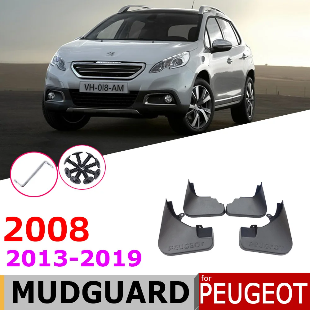 

Переднее и заднее Брызговики для Peugeot 2008 2019 ~ 2013