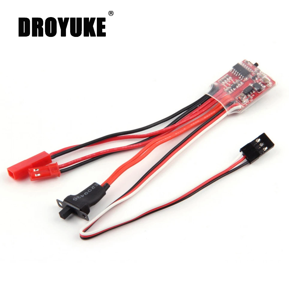 Миниатюрный Матовый Электрический регулятор скорости Droyuke 20A 4-8 в щеточный