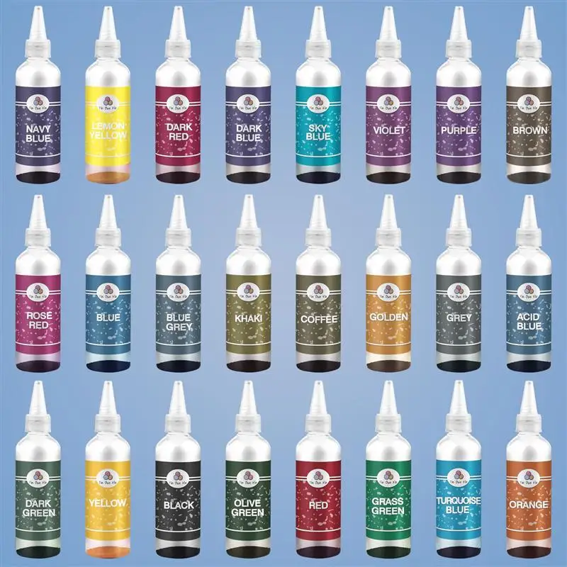 Многофункциональный пигмент для окрашивания одежды 24 цвета