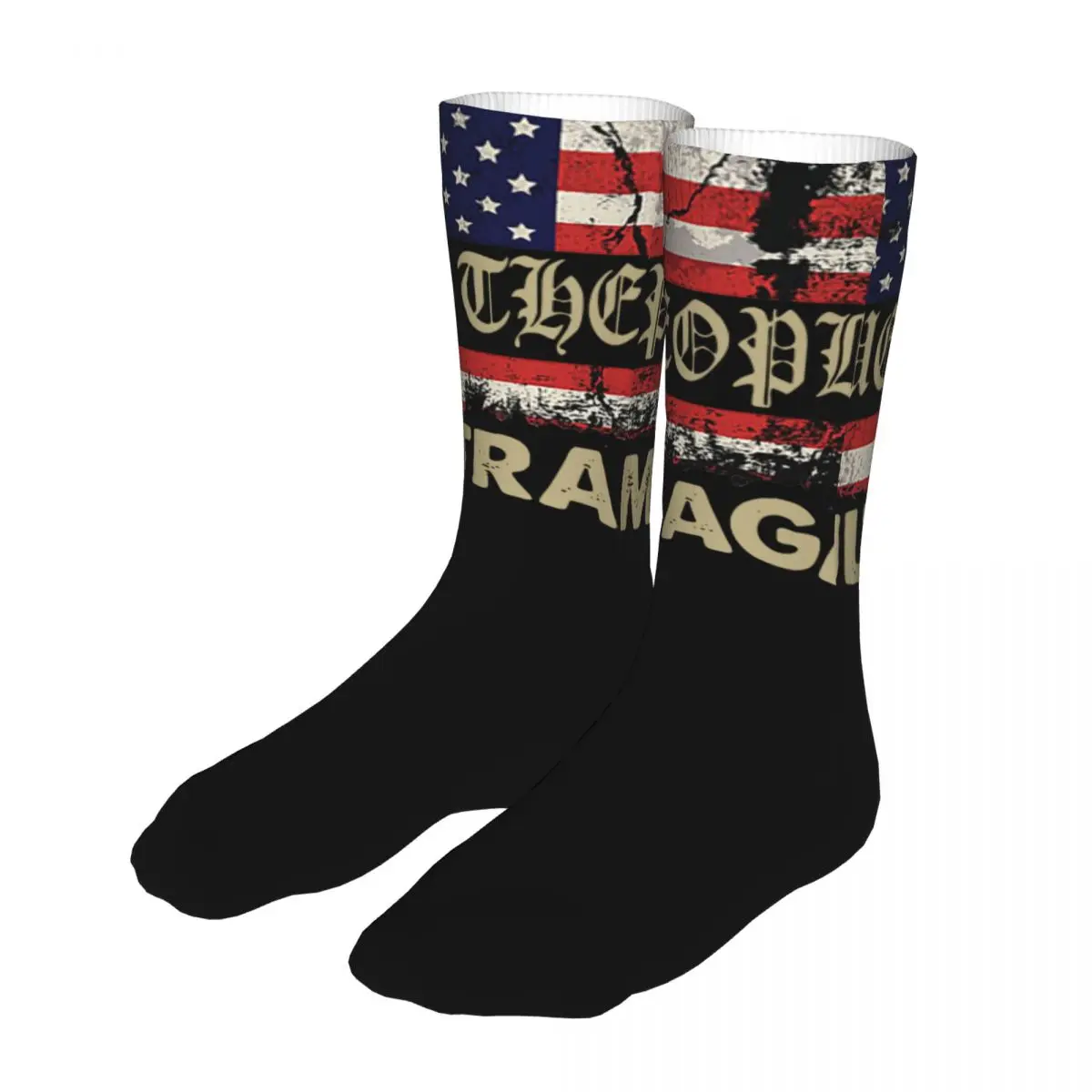 

New Socks Men's Women's Hip Hop Ultra MAGA Funny Biden US Flag Pro Trump Socks Skateboard Socks Spring Summer Autumn Winter