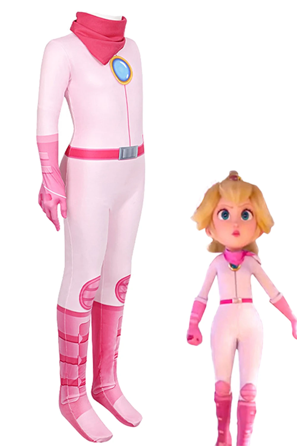 Принцесса Персик Косплей искусство Аниме игра Ролевые игры Маскировка наряды