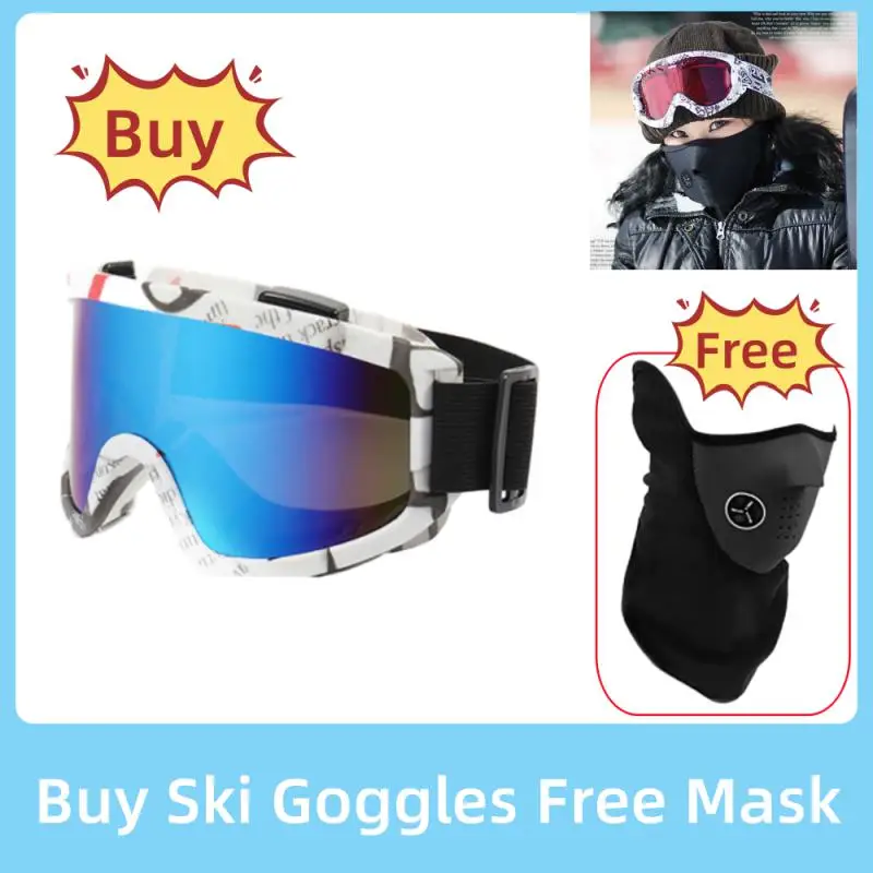 

Противотуманные лыжные очки, мотоциклетные очки, зимние очки для сноуборда, катания на лыжах, уличная спортивная ветрозащитная Лыжная маска, очки для бездорожья, шлем