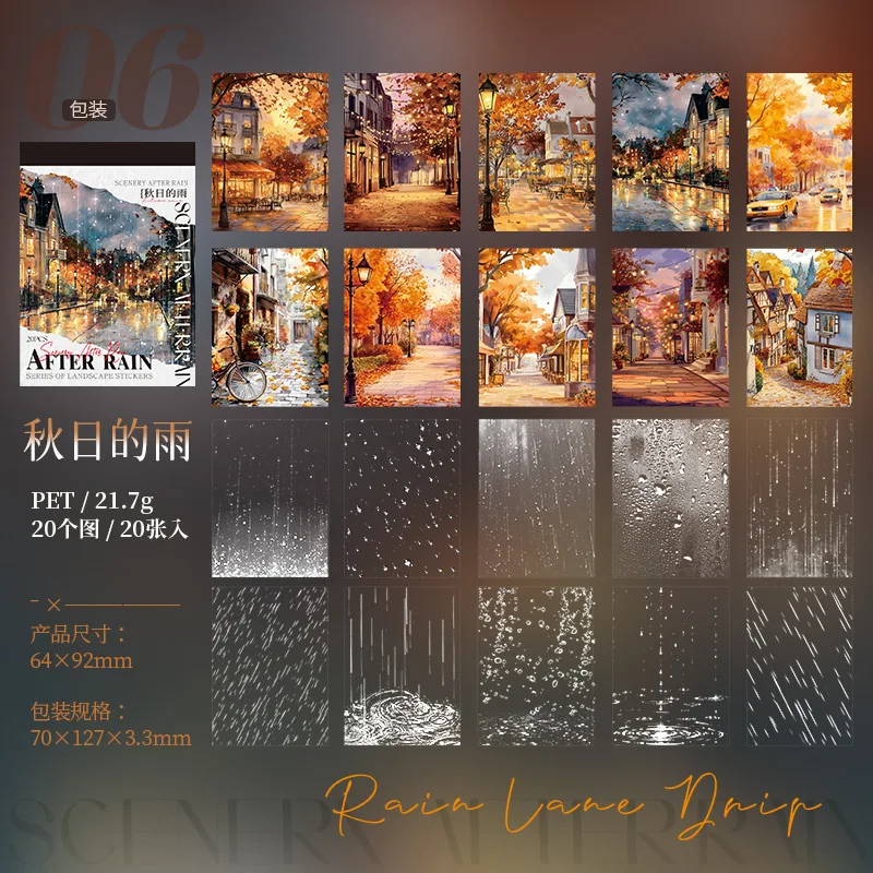 

Набор наклеек Alideco для скрапбукинга 20 шт