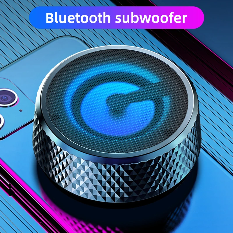 

Wireless Bluetooth Audio Mini Speaker Subwoofer Home Small Steel Gun WeChat Alipay Voice Announcer
