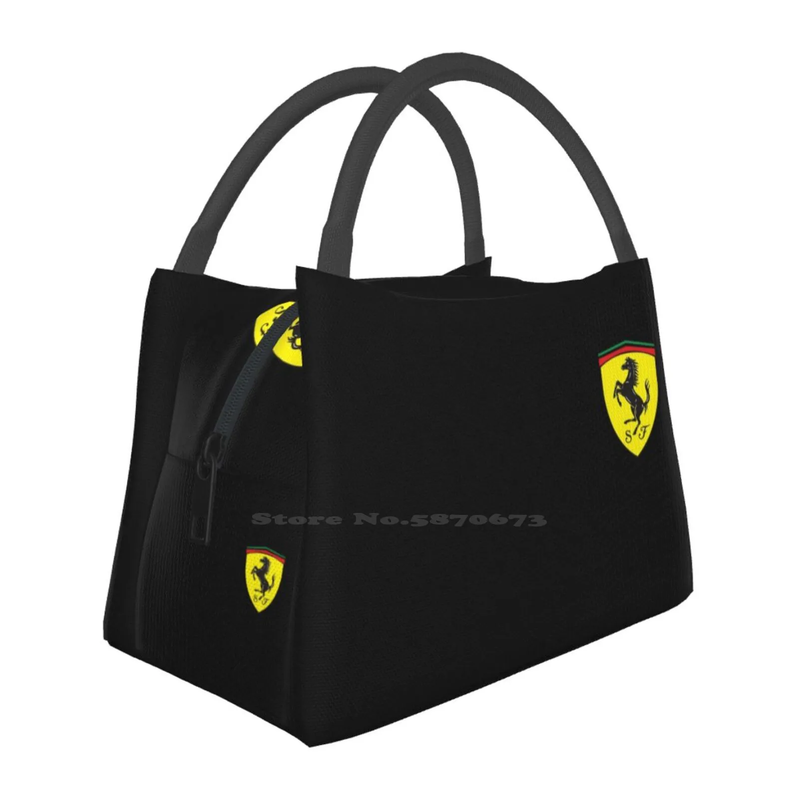 Большая вместительная сумка через плечо Ferrari для хранения покупок уличная