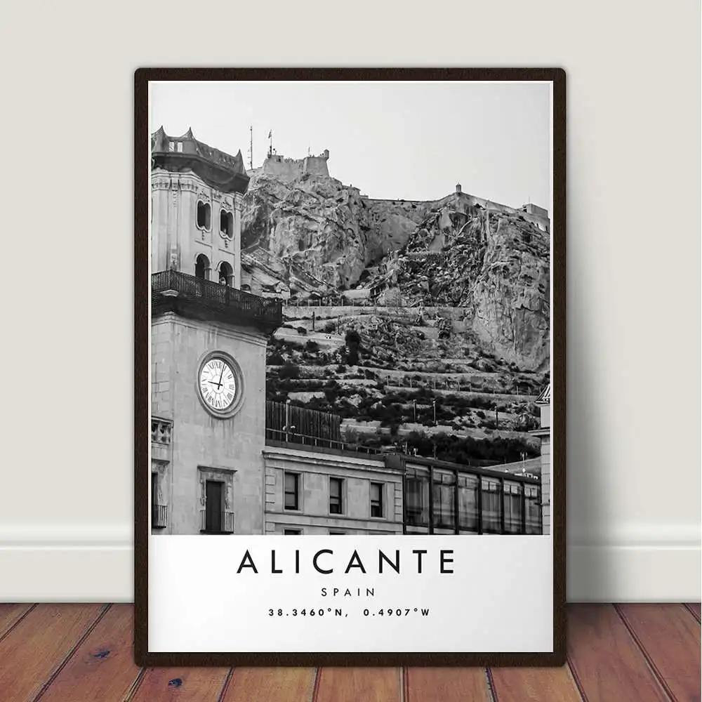 Плакат для путешествий Alicante уникальный Настенный декор гостиной домашний | Дом и