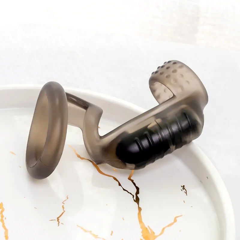 Кольцо для пениса вибрирующее устройство спермы мужской муж и жена секс-товары