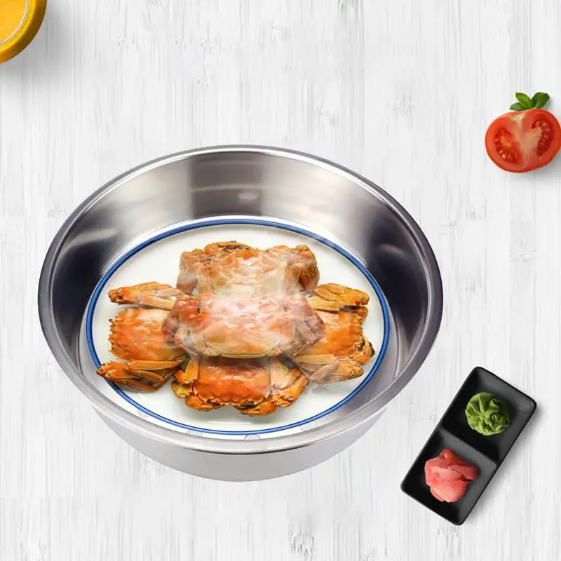 

Пароварка из нержавеющей стали, углубление, рисоварка, пароварка, слив овощей, корзина для фруктов, кухонные углубляющие корзины