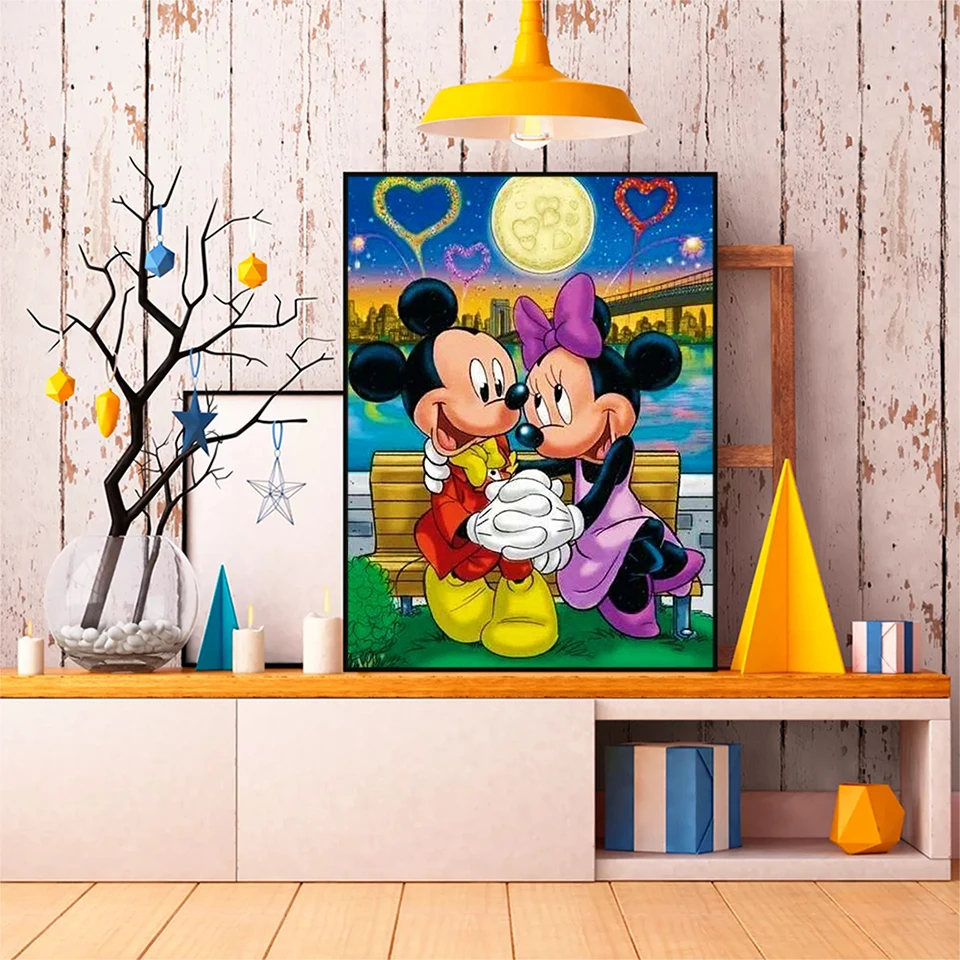 Aoger Disney Рождественская алмазная живопись Микки Маус мультяшный дизайн материал