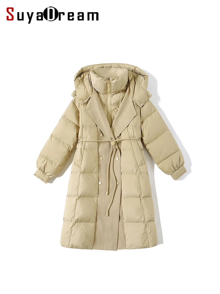SuyaDream, женский пуховик с капюшоном
