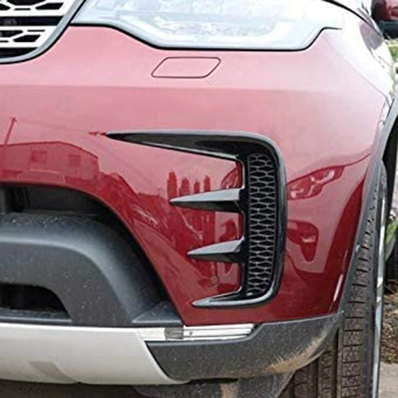 2 предмета черный ABS передняя противотуманная фара Накладка на переднюю панель