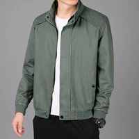 atsunny autumn lapel jacket mens spring and autumn casual loose middle aged military uniform shirt tooling mens cotton jacket