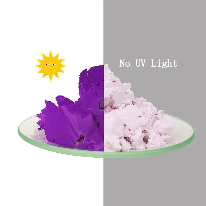 10g UV Photochromic Powder Under Sunlight Color Change Pigment Photosensitive Reversed Powder