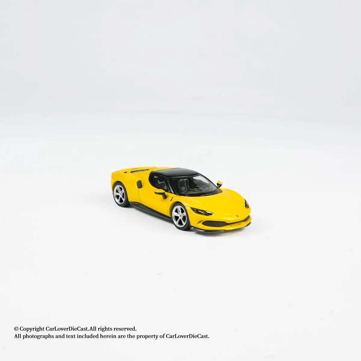 Фото Литая под давлением модель автомобиля из сплава BBR в масштабе 1:64 Ferrari 296 GTB Giallo Modena №2