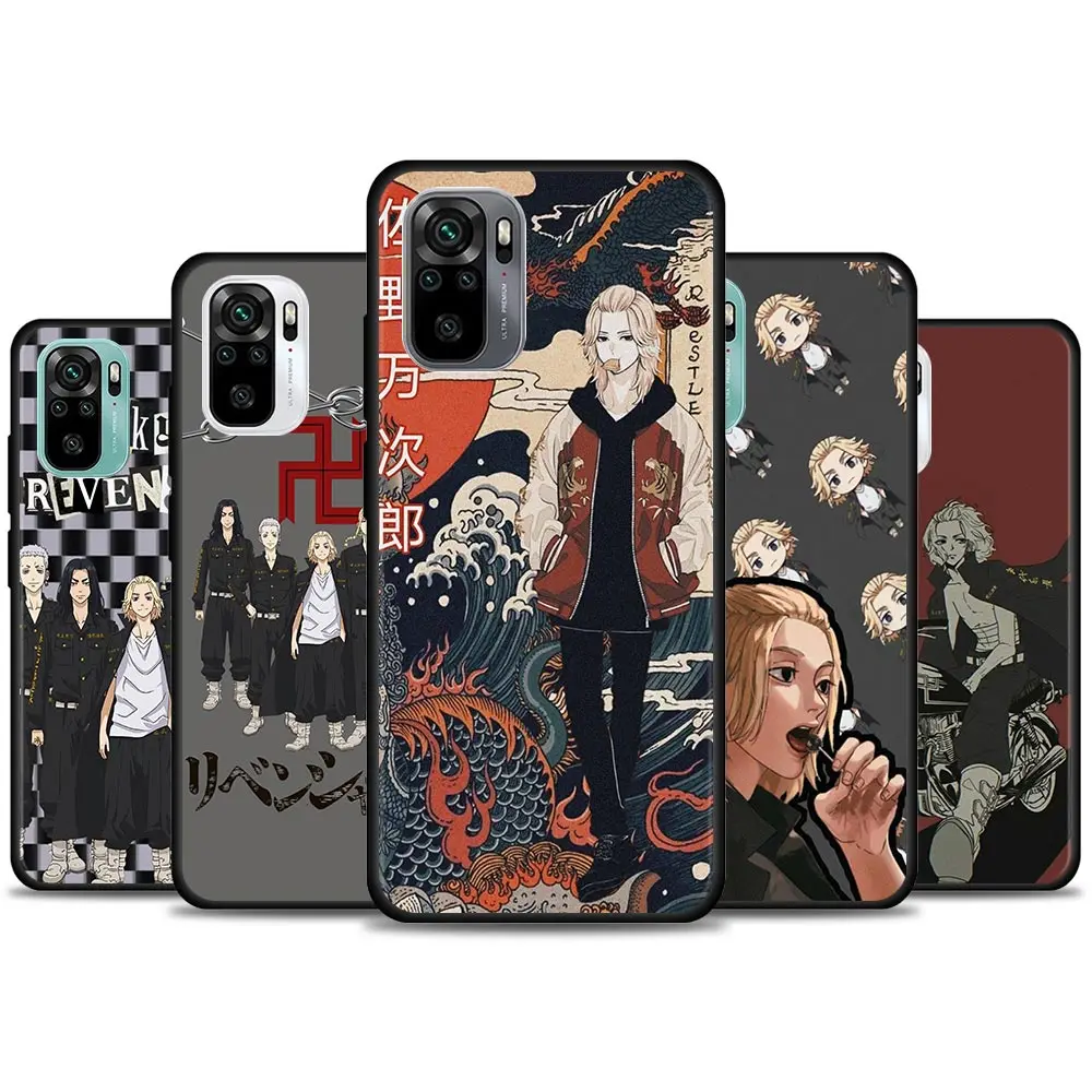 

Japanese Anime Tokyo Revengers Phone Case for Redmi 10 9 9A 9C 9i K20 K30 K40 Case Plus Note 10 11 Pro Soft Silicone