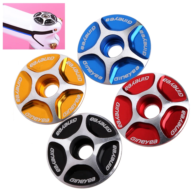

Aluminum Threadless Road MTB Bike Stem Accessories Headset Top Cover