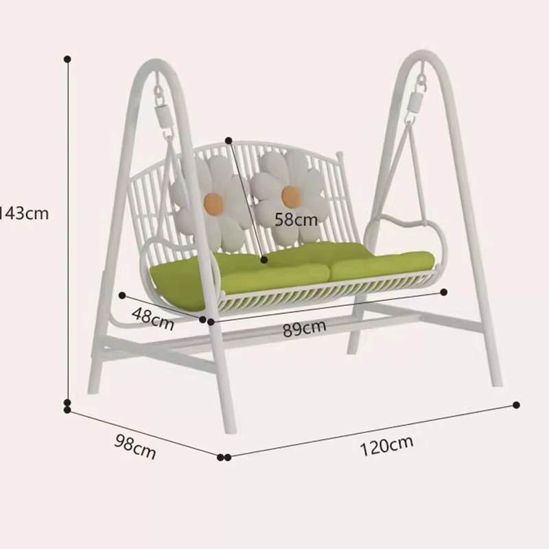 Металлические садовые качели для патио подвесное кресло расслабляющие