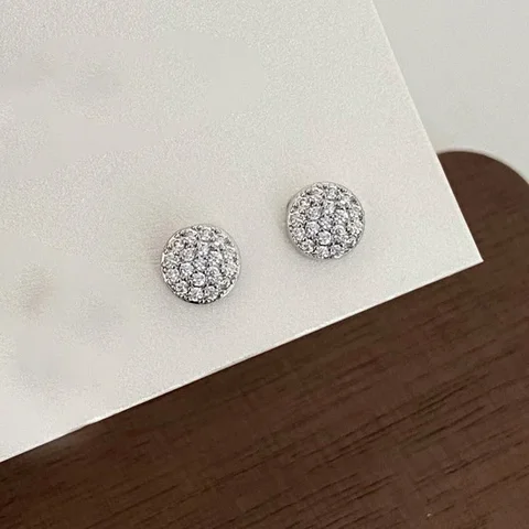 Серебряные серьги-гвоздики PONYKISS с цирконием