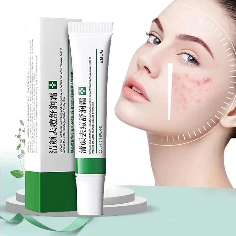

Ginseng Scutellariae Extract Face Care Ance Treatment Skin Care Facial Cream Whitening 20g Plant Extraction Repair Acne Cream