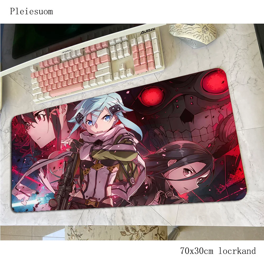 Коврик для мыши Gun Gale, игровой коврик для мыши Pitohui, компьютерный большой коврик для компьютера, Карен кохируимаки, защитные накладки для рабочего стола ноутбука