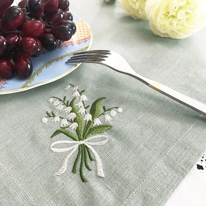 

Салфетки и коврики для стола Sanat Ландыши 46x46 см