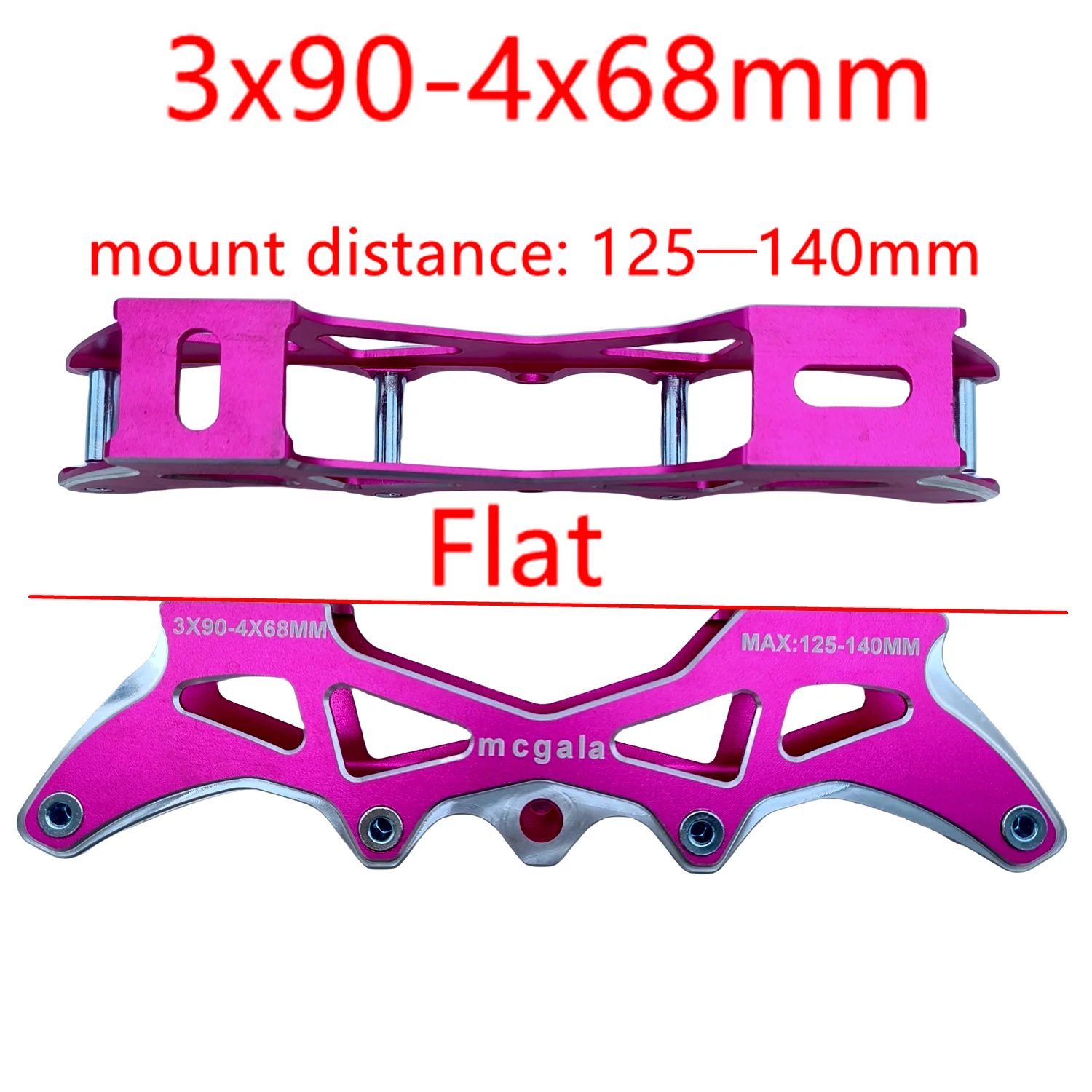 Фото Детская рама для скейтбординга Speed Slalom Frame 3х90-4х68, 3х100-4х72мм, 2в1 №2
