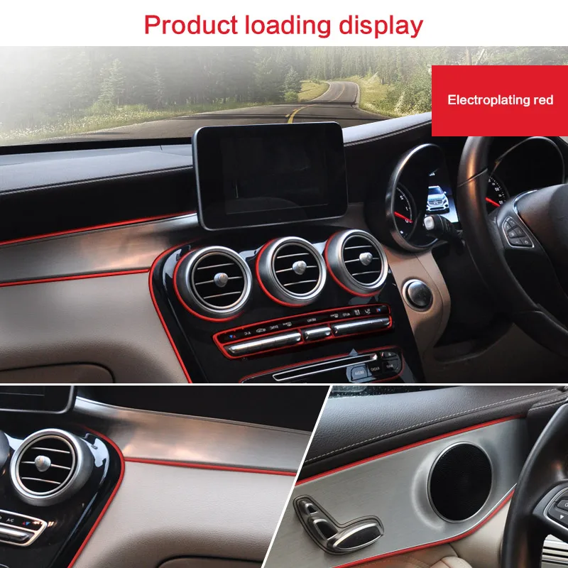 Универсальные Декоративные гибкие ленты для автомобильного литья 5 м/3 м молдинги