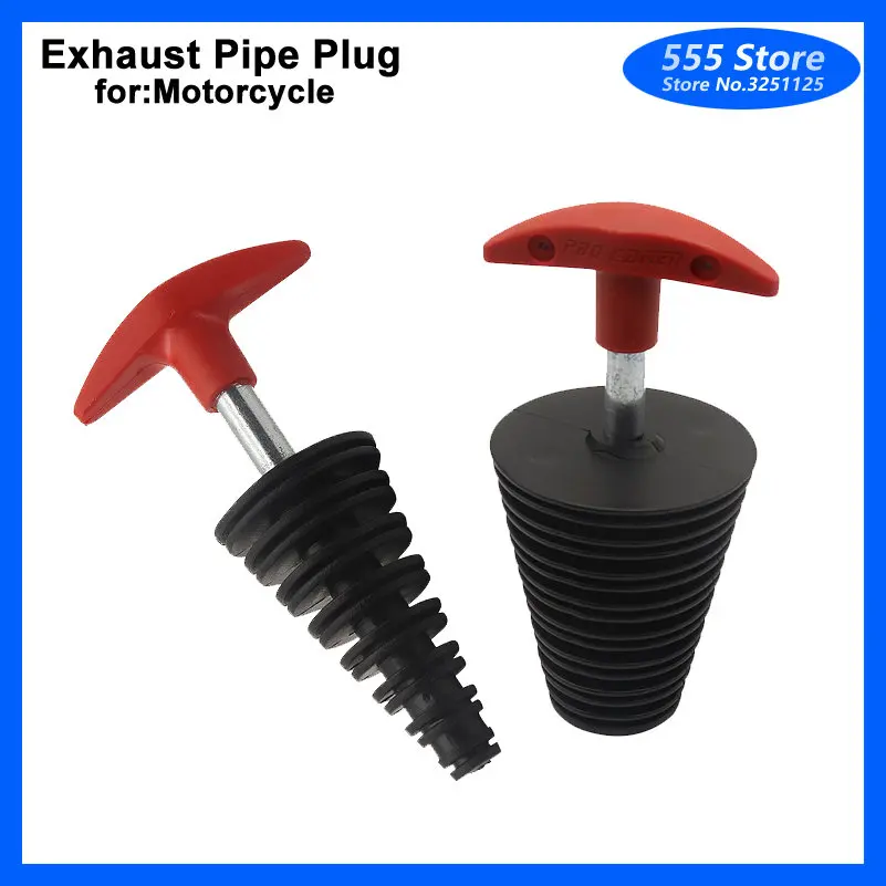 

Exhaust Muffler Wash Plug Waterproof Plug Fit Motorcycle Pit Dirt Bike Enduro ATV Quad CR KX YZ CRF YZF RMZ KXF DRZ 250 450