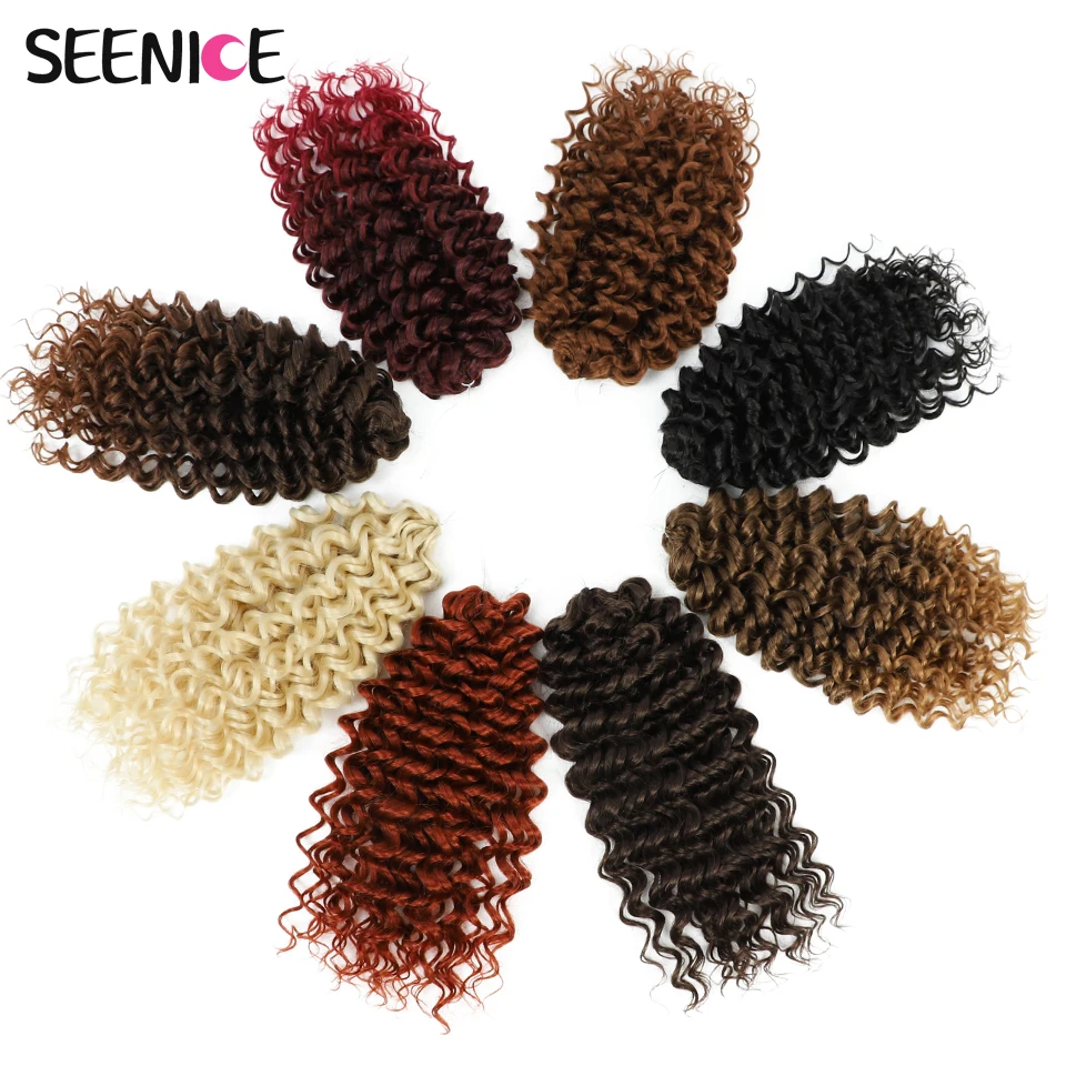 22inch Marshmallow Afro Curl Crochet Hair SyntheticTwist Braid Kinky Curly Braiding Extensions Ombre Blonde For Black Women - купить по