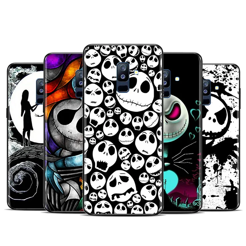 Nightmare Christmas Jack For Samsung Galaxy A8S A9S A6S A9 A8 A7 A6 A5 A3 Star Plus 2018 2017 2016 Black Phone Case Capa