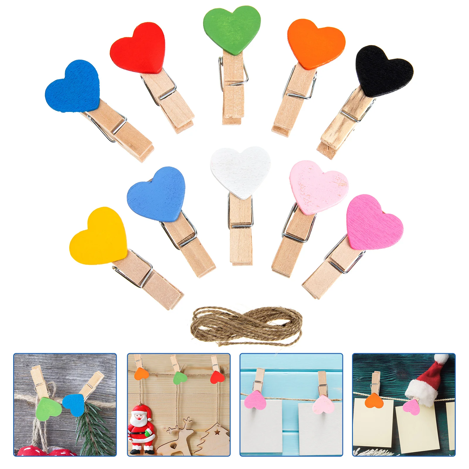 

Маленькие разноцветные прищепки, прищепки для рукоделия, зажимы в форме сердца, прищепки с рисунком, Цветные булавки для одежды