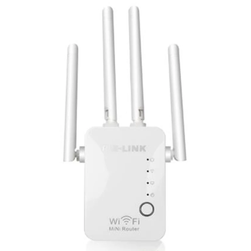 ABGZ-PIX-LINK 300Mbps Signal Amplifier Four Antenna Router Wifi Repeater Wireless Extender - Усилитель сигнала на 300 Мбит / сек с четырьмя антеннами, маршрутизатором, повторителем Wifi и беспроводным расширителем.