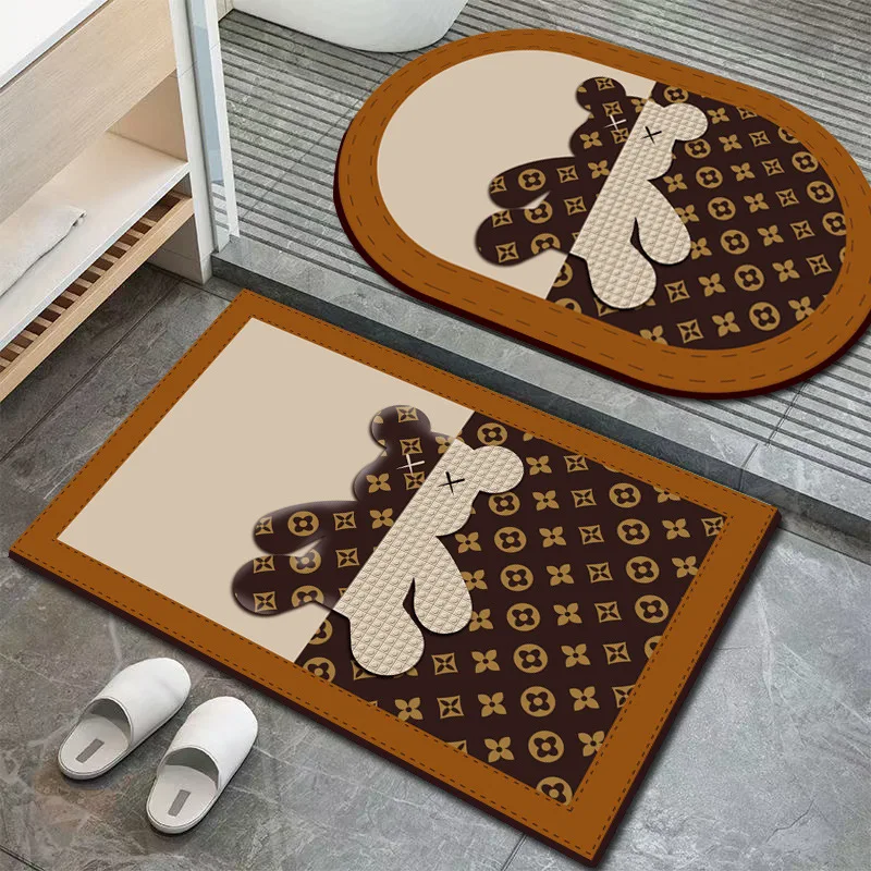 

Absorptive Bath Mat Diatom Mud Soft Floor Mat Non-slip Floor Mat Nordic Modern Bathroom Doormat Oiled Kitchen Rug