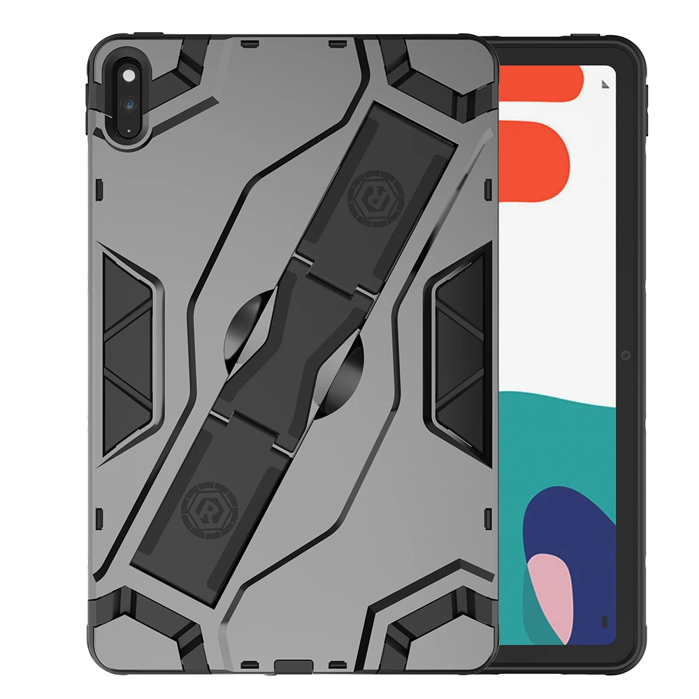 

Armor Shockproof For Huawei MatePad 10.4 BAH3-AL00 W09 2020 Honor V6 2020 Case Silicone TPU + PC Holder Tablet Case + FilmPen