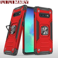 shockproof armor phone case for samsung s8 s9 s10 s11 plus car holder with ring protection cover for galaxy s10e s10lite s11e