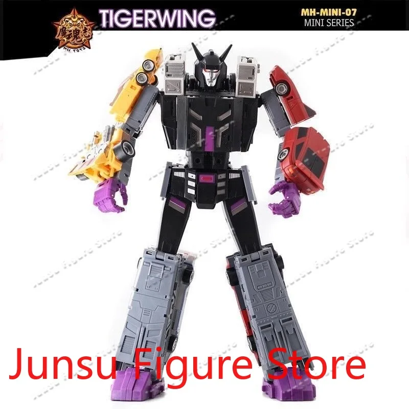 Фото В наличии MHZ TOYS Transformation MH-MINI-07 TIGERWING Motormaster Menasor Breakdown Wildrider MINI G1 Фигурка-робот. №2