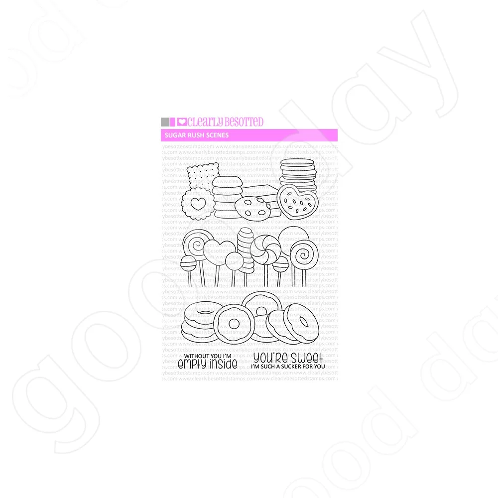 

2022 New,sugar Rush Scenes,metal Cutting Dies and Stamps Scrapbooking Diy Decoration Craft Embossing